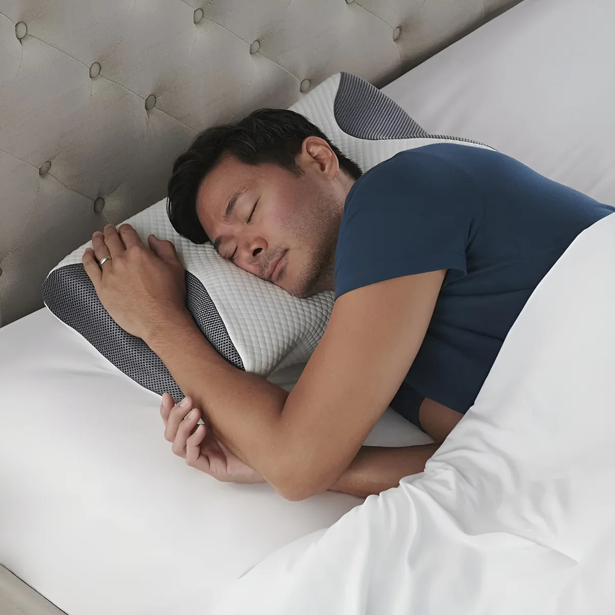 NeckEase: Cervical Pillow for Pain Relief & Stress-Free Sleep