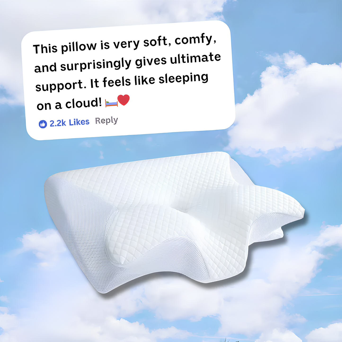 NeckEase: Cervical Pillow for Pain Relief & Stress-Free Sleep